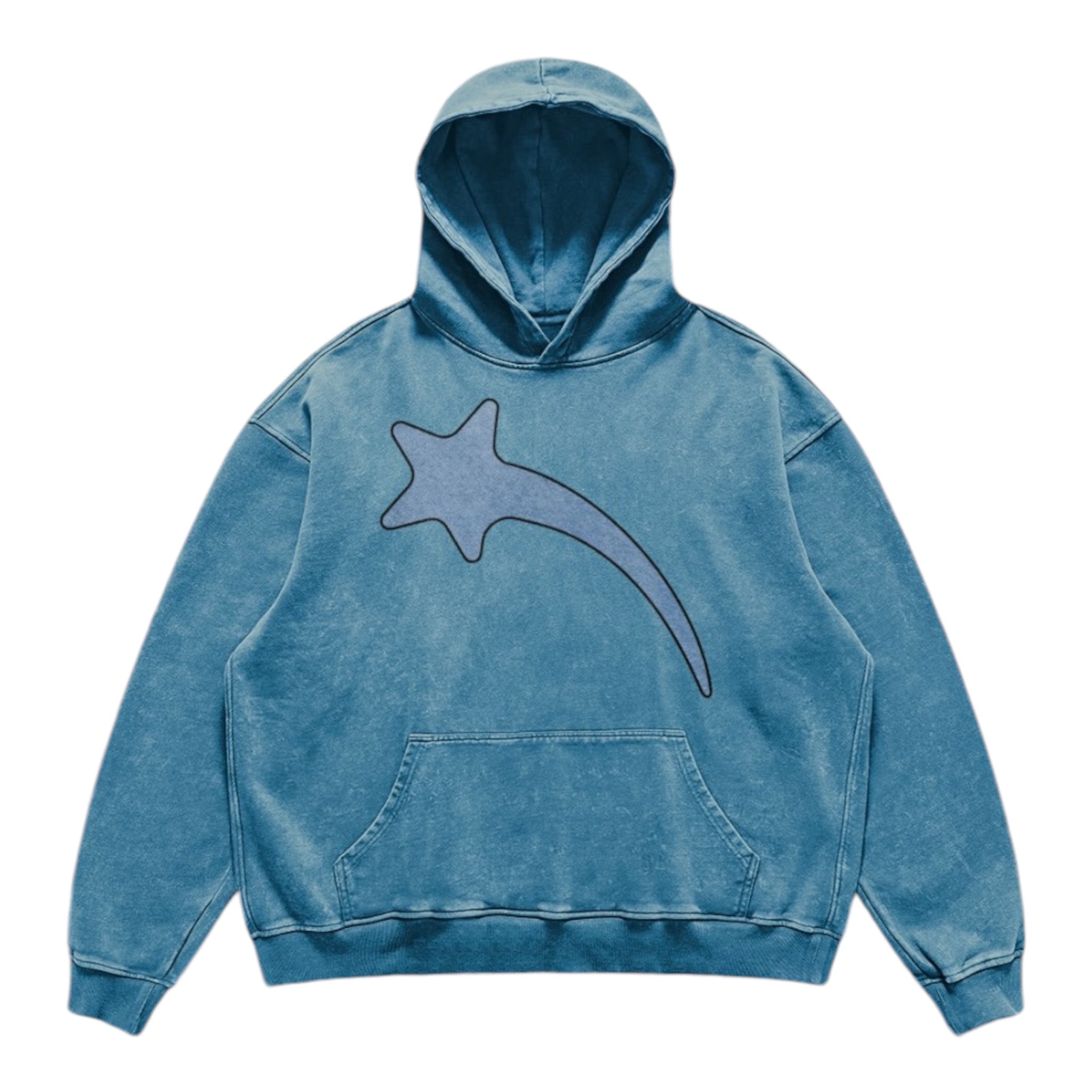 STAR TEARS HOODIE (BLU)